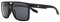 Surf Monkey Polarisierte Sonnenbrille für Herren/Damen, TR90, UV400, Schwarz