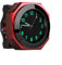 HpLive Motorrad Uhr wasserdicht，Motorrad Lenkeruhr，Aluminiumlegierung Motorraduhr Wasserdichte Halterung Quarzuhr Uhr Leuchtend(red)