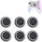 6 Pcs Controller Grips,Xbox Thumb Grips,Thumb Grips Compatible with PS5&PS4 Controller, Silicone Anti-Slip Controller Grips, Joystick Controller Protection Compatible