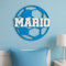 Letrero Placa Decorativa Personalizada con Nombre – Diseño de Pelota de Fútbol – 25 cm x 12 mm – Colores a Elegir – Ideal para Habitación de Niños y Regalo Original para Colgar en Puerta o Pared.