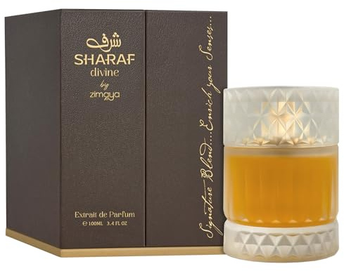 zimaya Sharaf Divine Unisex Extrait De Parfum, 3.4 Fl. Oz