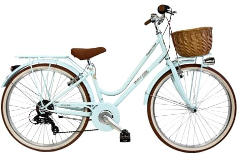 Dolce Vita By Canellini Cityrad Vintage Retro Citybike CTB Cappuccino 26 Zoll (Hellblau)