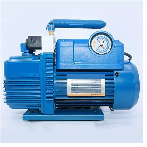 Bomba de vacío, Bomba de vacío 2L V-i140SV Nuevo refrigerante R410A Reparación de aire acondicionado Modelo de fibra 2Pa 250W 7.2m3 / H Con válvula solenoide