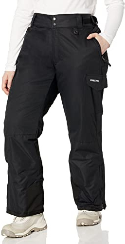 ARCTIX Pantalones Cargo aislados para Deportes de Nieve para Mujer, Color Negro, Talla S x 31L