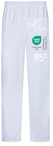 EXNER Medizinische OP-Schlupfhose, Pflege-Hose, Arbeitshose, Unisex für Herren und Damen in Medizin, Krankenpflege, Altenpflege, SPA, Wellnes, weiß, grau, blau, grün, rot, rosa, lila, orange, beige