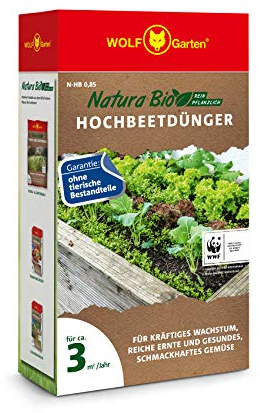 WOLF Garten - Natura Bio Hochbeetdünger N-HB 0,85 für ca. 7 m²/Jahr; 3857005