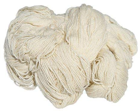Hollert Schafwolle - Schurwolle Strickgarn versch. Farben 1000g Naturwolle Farbe Weiß