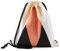 Nacnic Tote Rucksack mit Design (beide Seiten). Mit baumwollfestem Gewebe gemacht. Bandolera mit Seilen. Rotes geometrisches Modell Earth für Turnhalle, Bücher, Dayria, Reisen.