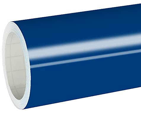 Unbekannt 11€/m² Oracal Plotterfolie Glanz 751c 067 Blau 63 cm Breite gegossene Plotter Möbel-Folie selbstklebend High Performance cast