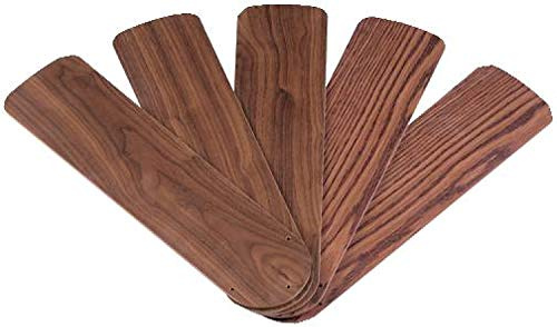 Ciata 52-Inch Oak/Walnut Ceiling Fan Replacement Fan Blades - 5 Pack