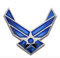 3D Metall US Air Force Auto Emblem Aufkleber (Air Force)