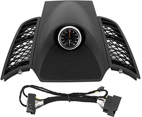 Uhr Armaturenbrett,Upper Center Dashboard Cover Clock -Kit Armaturenbrett Mittelabdeckung Instrument Mit Uhr 958552189015Q0 Passend Für 2011 2017(Schwarz)