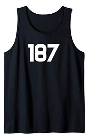 Cooles Merch Mit 187 Geschenk Idee T-Shirt Tank Top
