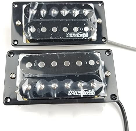 Micros Guitare électrique Wilkinson Noir Open Double Bobine Electric Guitar Guitar Humbucker