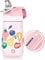 Fjbottle Gourde Isotherme Enfant avec Paille 350ML/400ML, Bouteille Isotherme Etanche sans BPA Tritan, Bouteille d'eau Anti-fuite Réutilisable pour Ecole, Sport et Maternelle