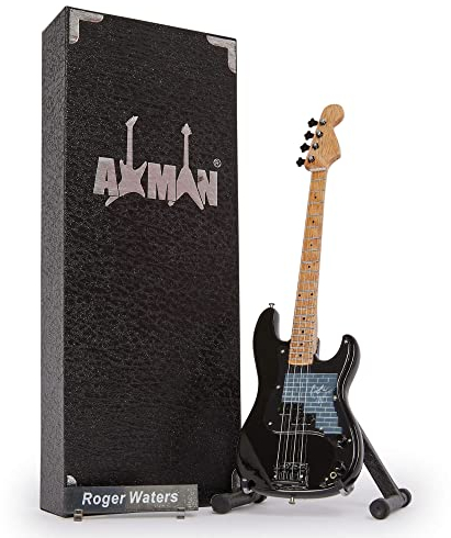 R Waters Brick - Miniatur-Gitarren-Replik - Musikgeschenke - handgefertigte Verzierung