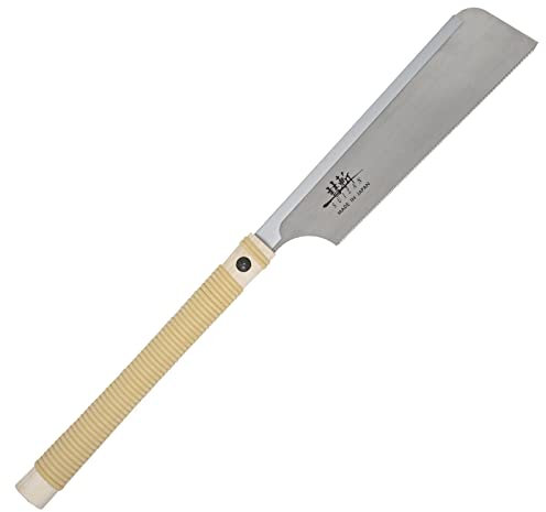 SUIZAN Dozuki Dovetail Saw 240mm Rip Cross Angle Cut - Professional Japanese Pullsaw Handsaw Woodworking Tools