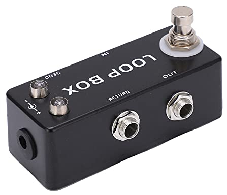 Effect Loop Pedal, Pedals Switcher Durable Mini zur Anpassung an Musikinstrumente