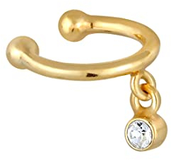 Elli Ohrringe Damen Earcuff Kugel Elegant mit Kristall in 925 Sterling Silber