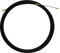 IRSCorp Kit d'extracteur de câble électrique en fibre de verre de 15,2 m - 3 mm - Pour câble électrique - À travers le mur - Pour enfile-aiguille - Noir