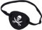 CLISPEED Pirate Eye Patch Pirat Piratenmaske: 3D Verstellbare Elastische Augenklappe, Piratenklappe Augenklappe schwarz für Kinder und Erwachsene an Fasching & Karneval