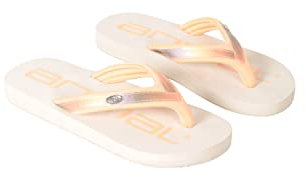 Animal Swish Kids Flip-Flops - Slip-on & Lightweight Footwear with Soft Padded Straps for Boys & Girls - Best for Autumn, Winter, Beach & Outdoors Cream Kids Shoe Size 10