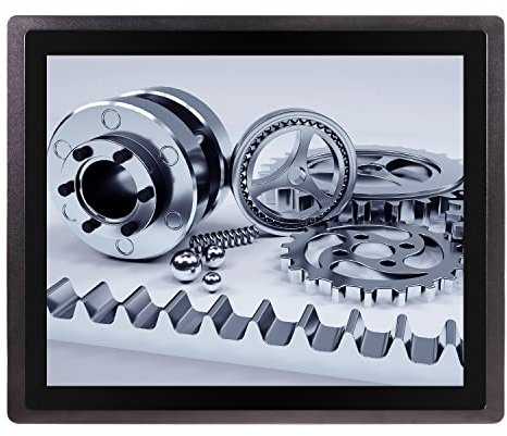 LEANGLE Monitor incorporato industriale a 17 pollici 4:3, touch screen capacitivo, HDMI, USB, VGA, nessun ospite, ospite esterno