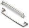 FURNIWARE Pack of 10 Cabinet Handles,Brushed Nickel Hardware Drawer Pulls,Zinc Alloy Kitchen Cabinet Door Handles Pull-160mm(6.3 Inch) Hole Center