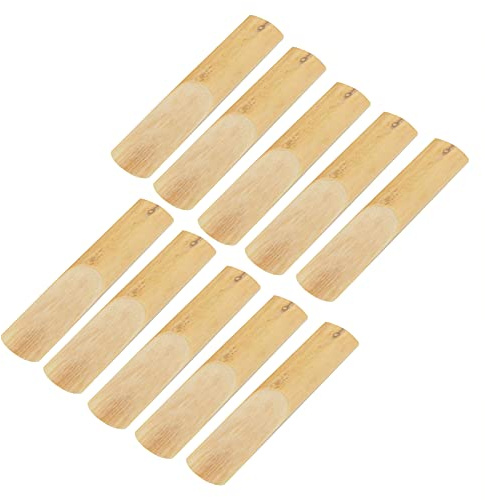 Tbest Tenor-Saxophon-Blätter, 2.010 Pcs, Klassisch, B♭, Poliert, Holzfarbe, für Anfänger, Studenten und Profis