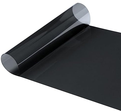 Cozylkx Car Windscreen Sun Visor Strip 20cm x 150cm Windshield Top Tint Sun Strip Anti-Glare Sun Shade Visor Film for Automotive Van