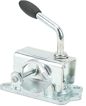 KIMISS Jack Clamp Trailer Pipe Clamp Trailer Jack Wheel Clamp Jack Wheel Split Clamp Jockey Wheel Split Clamp Prop Stand Support Mount for 48mm/1.89in Pipe Diameter for Trailer RV