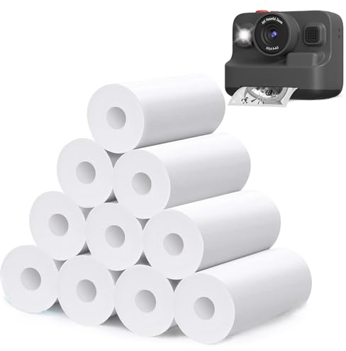 Yehtta Thermal Paper 10 Rolls Paper for Kids Instant Print Camera, BPA Free, Refill Replace Camera Printer Paper
