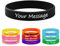 Benmify Bracelets personnalisés en silicone avec texte en caoutchouc personnalisables pour événements, cadeaux, sensibilisation, fête, soutien, hommes, femmes, 30pcs, Silicone, Silicone.