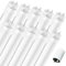 JESLED LED-Röhre 150 cm T8 G13 flimmerfrei - 24W 3960 Lumen (165 lm/W) 4000K Neutralweiß - Röhrenlampe mit Starter - LED-Tube für Büro & Industrie - 10 Stück (1,51m)