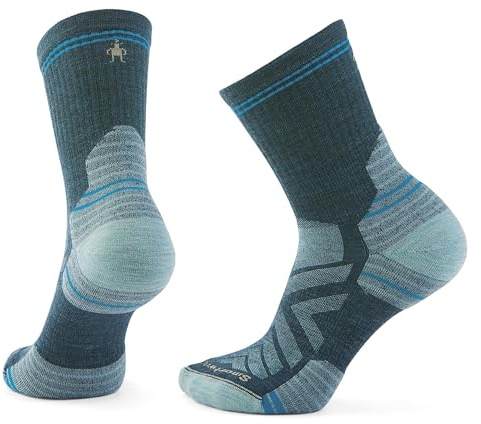 Smartwool Damen Women's Hike Targeted Cushion Mid Crew Socks Wandersocken | Gezielte Polsterung, Merino-Komfort, weniger Druckstellen, frisches Fußklima, sicherer Sitz