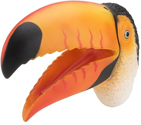 Abaodam 1Stk Handpuppe Plüschtierpuppe Tierspielzeug interaktives Spielzeug Hand Puppet Toy Dolls Puppen Kinderspielzeug Handschuhe in Tierform in Form eines Plastik rot