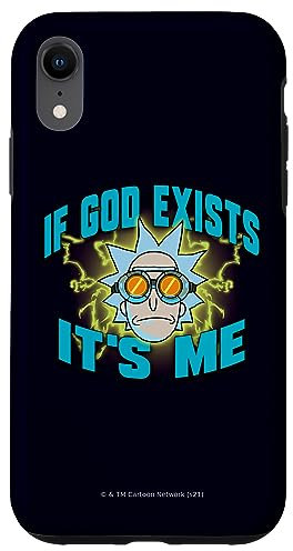 Rick and Morty If God Exists Case for iPhone XR