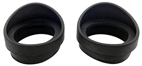 TYZK Mikroskopzubehör 1 Paar Gummi Okular Augenmuschel Schutz Innendurchmesser 34mm für 32-35mm Mikroskop Okular Fernglas Teleskope Haltbarkeit und zuverlässige Leistung