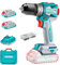 TOTAL - Taladro Atornillador Brushless 20V | 60 Nm | Modelo TDLI20602E | Incluye 2 Baterías, Cargador y 47 Accesorios