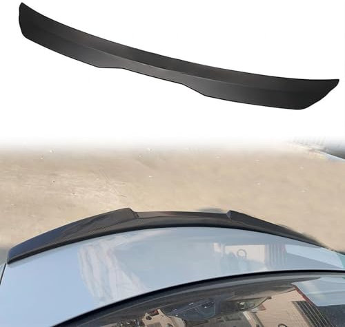 Yygjwyw Auto Heckspoiler für BMW Serie 1 Series 1er E87 E81 5-Door/3-Door Hatchback 2004-2011, ABS Dachspoiler Kofferraum Kofferraumspoiler Lippe Styling Spoiler Flügel Tuning Zubehör,Matte Black