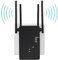 WLAN Repeater WLAN Verstärker 1200 Mbit/s,WiFi Repeater Dual-Band WiFi Booster Internet Verstärker mit Externen 4 Antenne Internet Booster Mit LAN/WAN Port,Kompatibel Allen WLAN Geräten