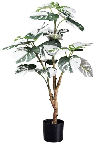 Pflanzen Kölle Künstliches Fensterblatt 'Monstera deliciosa Variegata'