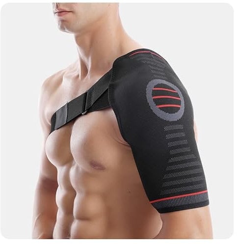 SPOBTRACE Adjustable Shoulder Brace For Torn Rotator Cuff, Shoulder Brace Arm Sling Immobilizer For Pain Relief,Sleep,Injuries