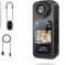 4K Thumb Action Camera, Mini WiFi Action Camera with 1.47 Inch LCD, Mount, For Vlog, Travel, Outdoor(Is black)