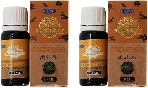 Ätherisches Weihrauchöl Weihrauch – 2 x 10 ml Flaschen – Natürliches Wohlbefinden in jedem Tropfen – 100% rein – Bio