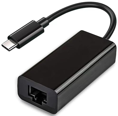 USB C to Ethernet Adapter, Type-C & Thunderbolt 3 to RJ45 Network LAN Wired Ethernet Adapter Cable, for MacBook Pro/Air, iPad Pro, Dell XPS, Galaxy S20, Surface Book 2