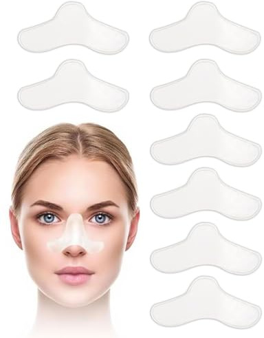 JUKOTA 8 Pcs Nasenpolster für CPAP Masken Nasenpads for CPAP Gel Nasen Polster Pads Komfortabel Nasengelpolster, Schützen Sie Ihre Nase und reduzieren Sie gleichzeitig CPAP Maskenlecks,nasenschutz