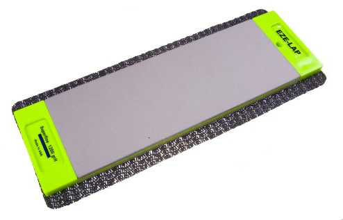 EZE-LAP DD8F/M 3 x 8 doppelseitiger Diamant-Schleifstein F/M, rutschfestes Pad im Lieferumfang enthalten