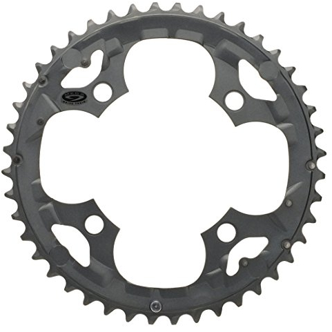 Shimano DEORE FC-M591 Kettenblatt, Grau, 44 Zähne-104 mm-Aluminium