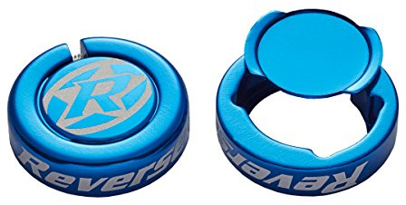 Lot de 2 embouts puce Guidon Reverse Barends Bleu foncé